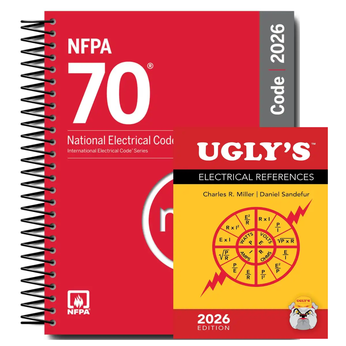 NFPA 70 National Electrical Code 2026 + Ugly’s Electrical References 2026 Edition – Spiral Official Combo