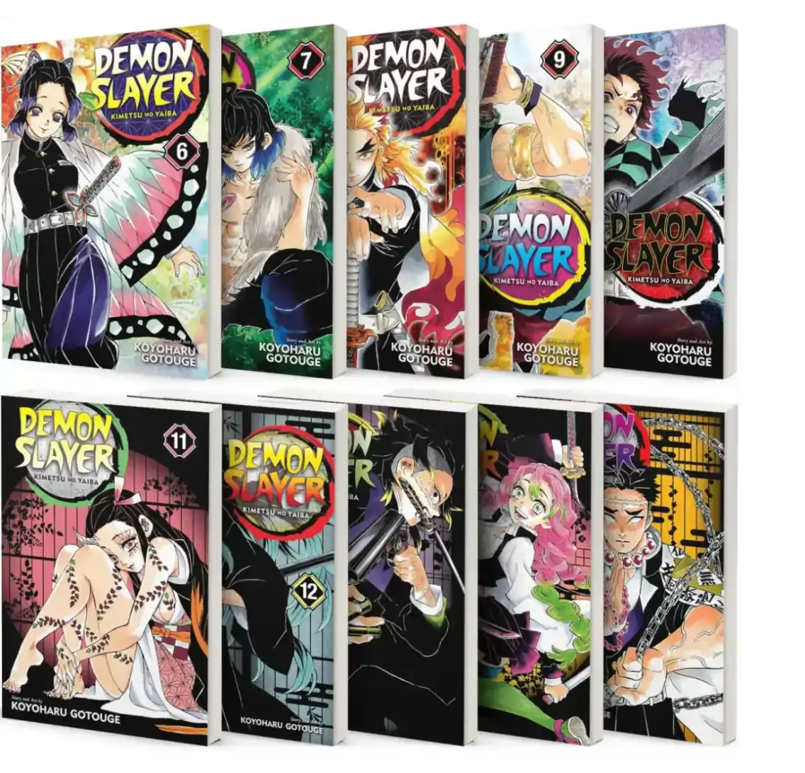 Demon Slayer: Kimetsu no Yaiba (Vol. 6-15) 10 Books Collection Set - Paperback