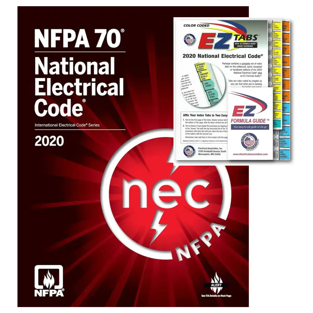 NFPA 70 National Electrical Code 2020 + EZ Tabs – Official Softcover Edition