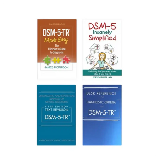 DSM-5-TR Set – Simplified Reference + Made Easy + Desk Reference + DSM-5-TR Text Revision - (PB)