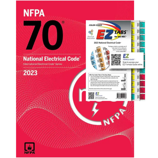 NFPA 70, National Electrical Code 2023 Edition with EZ Tabs - Paperback - ISBN: 9781455930340