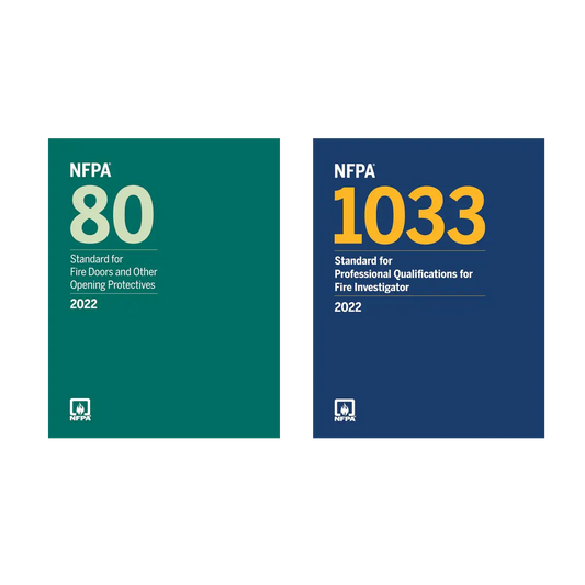 Fire Protection & Investigation Combo – NFPA 80 & NFPA 1033 (2022 Editions - StandardsOfficial NFPA)