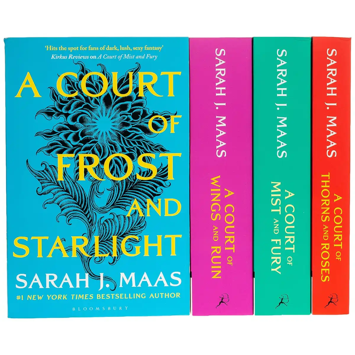 A Court of Thorns and Roses Series Sarah J. Maas 4 Books Collection Set (A Court of Thorns and Roses, A Court of Mist and Fury, A Court of Wings and Ruin, A Court of Frost and Starlight) - PB - ISBN: 9789124015206