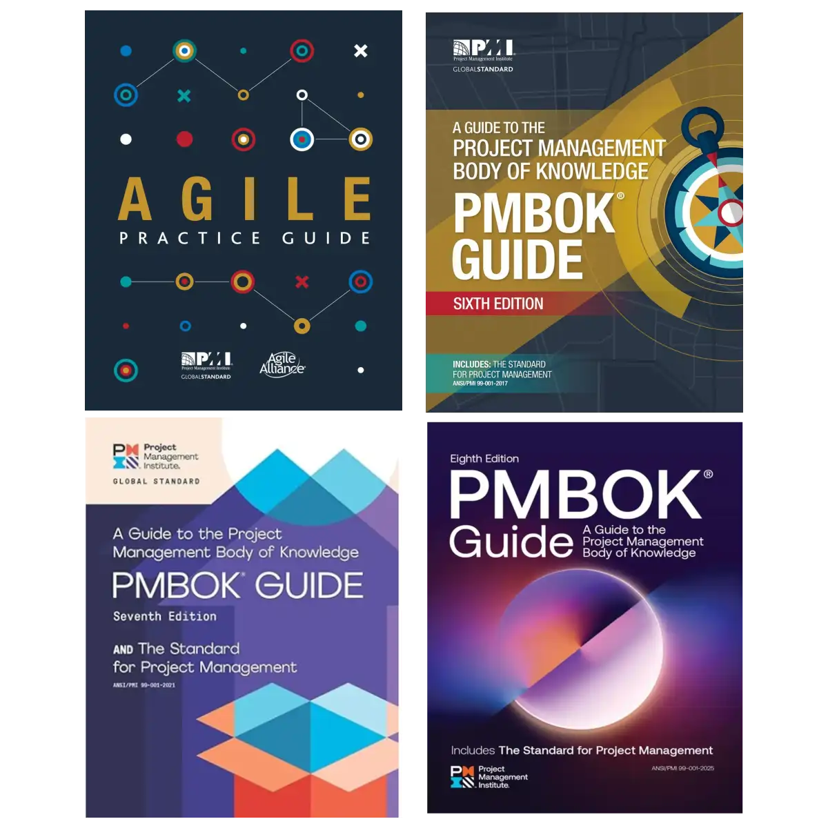 Agile Practice Guide + PMBOK® 6th + 7th + 8th Edition – Full PMI Project Management Set