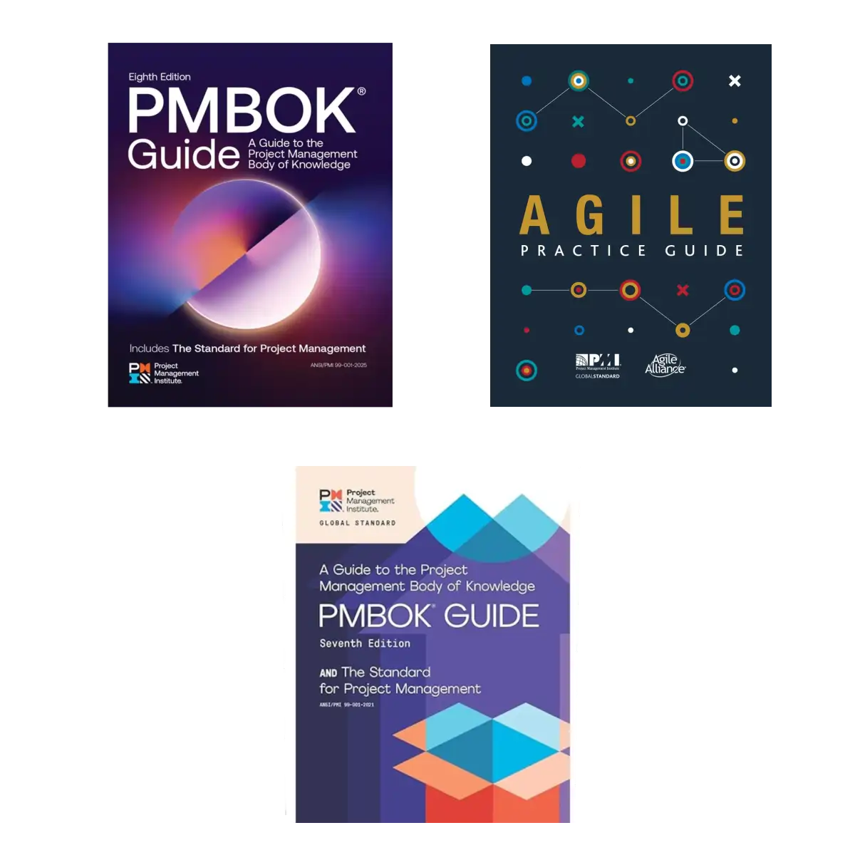 Ultimate PMI Standards Combo: PMBOK 7th & 8th Editions with Agile Practice Guide for Exam & Career Growth