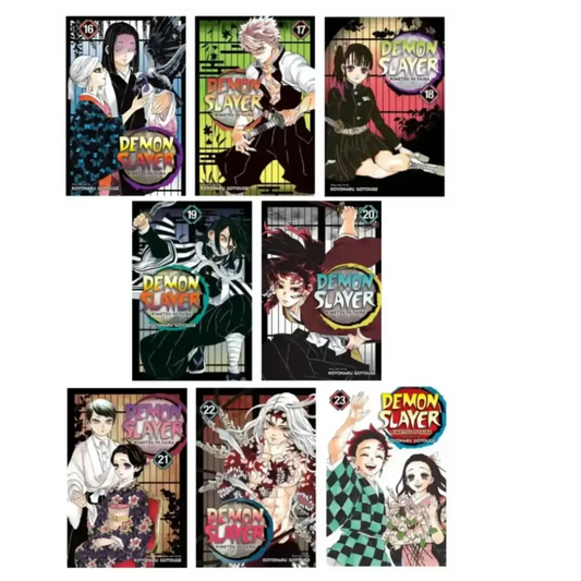 Demon Slayer: Kimetsu no Yaiba Manga Series 8-Book Collection Set IV (Vol.16 to Vol.23) - Paperback