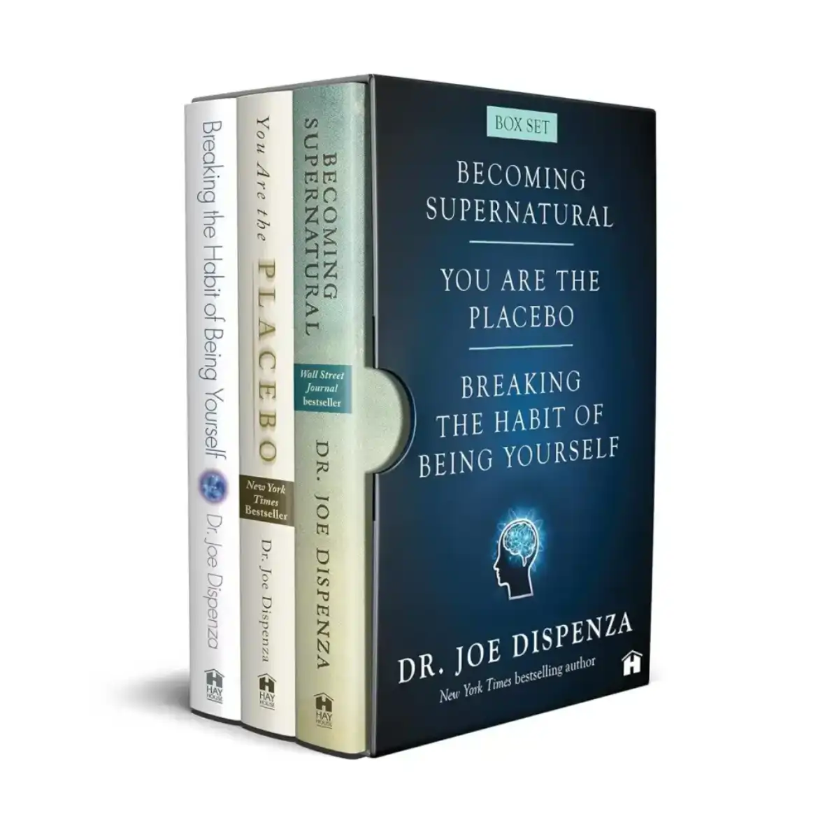 Dr. Joe Dispenza Box Set (Breaking the Habit of Being Yourself, You Are the Placebo, Becoming Supernatural) Paperback