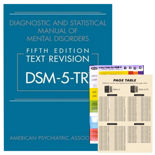 DSM-5-TR™ Manual with Page Table Mapping – (Diagnostic and Statistical Manual of Mental Disorders +  Page Table Tab) - Paperback