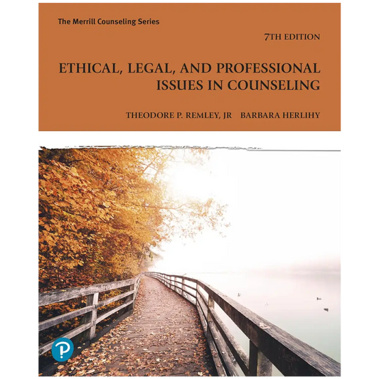 Ethical, Legal, and Professional Issues in Counseling (Merrill Counseling) 7th Edition - PB