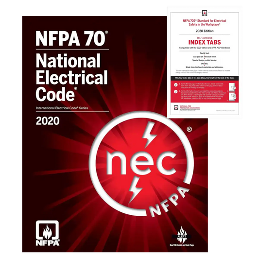 NFPA 70, National Electrical Code, 2020 Edition with Index Tabs - Paperback - ISBN: 9781455928620