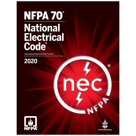 NFPA 70, National Electrical Code, 2020 Edition - Paperback - ISBN: 9781455922994